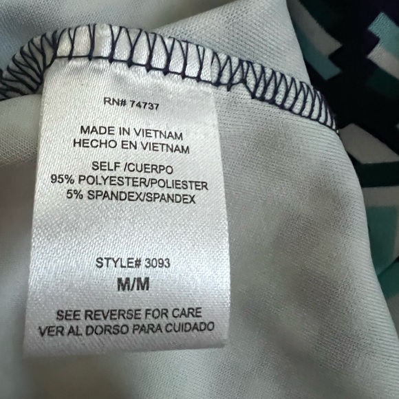 Geometric Print Mini Dress - Picture 6 of 6